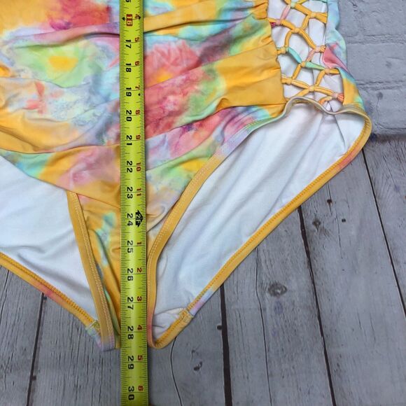 New Meet Curve Tie-Dye One Piece Swimsuit XXXL - Picture 3 of 12
